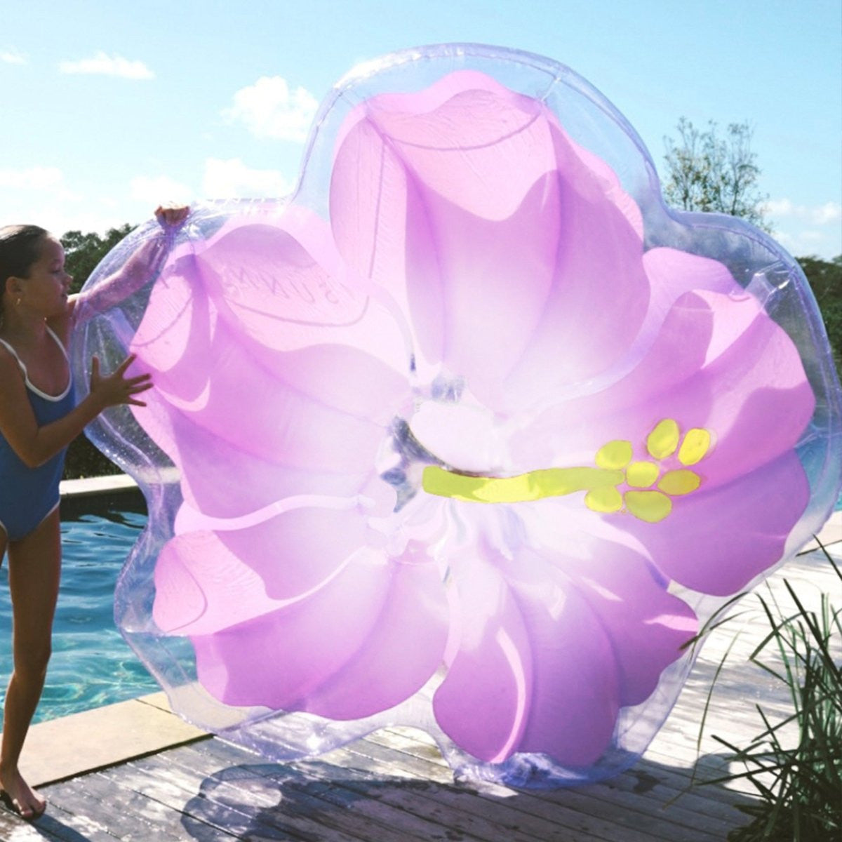 Sunnylife - Luxe Lie-On Float - Hibiscus