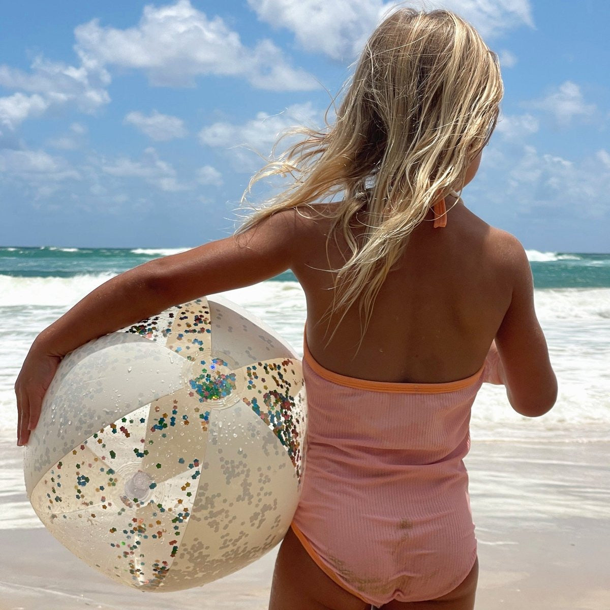 Sunnylife - Inflatable Beach Ball - Cotton Candy