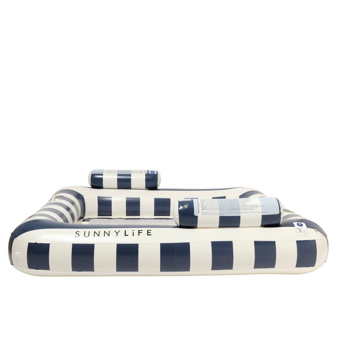 Sunnylife - Luxe Twin Hammock Float - Le Weekend Navy Stripe