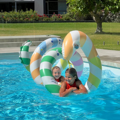 Sunnylife - Giant Inflatable Noodle - Poolside Sorbet Stripe