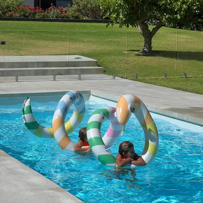 Sunnylife - Giant Inflatable Noodle - Poolside Sorbet Stripe