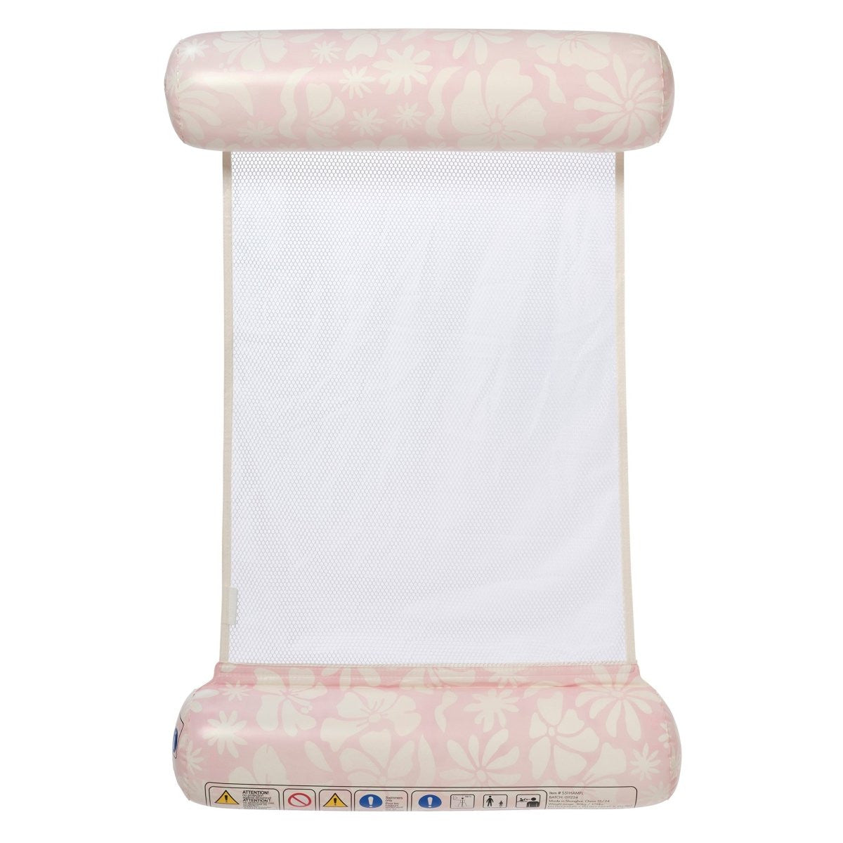 Sunnylife - Bolster Floating Hammock - Pink Floral