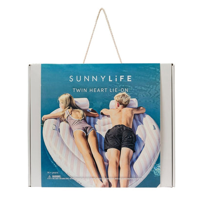 Sunnylife - Twin Heart Li-On Float - Stole My Heart