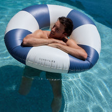 Sunnylife - Pool Ring - Le Weekend Navy Stripe