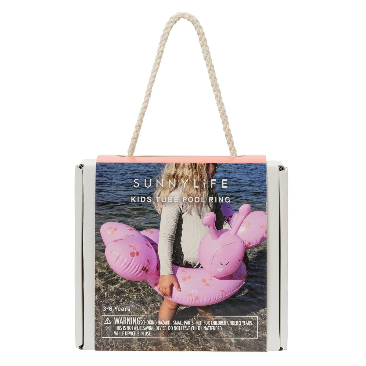 Sunnylife - Kids Tube Pool Ring - Cotton Candy