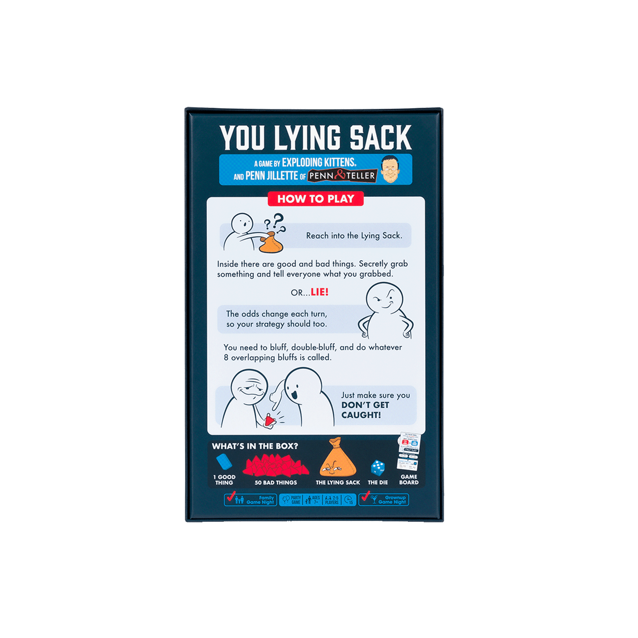 You Lying Sack Card Game