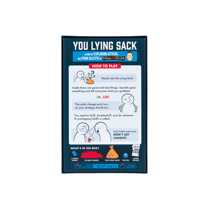 You Lying Sack Card Game