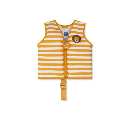 Swim Essentials - Kid's Swim Vest - Orange/White Striped Lion 3-6yrs