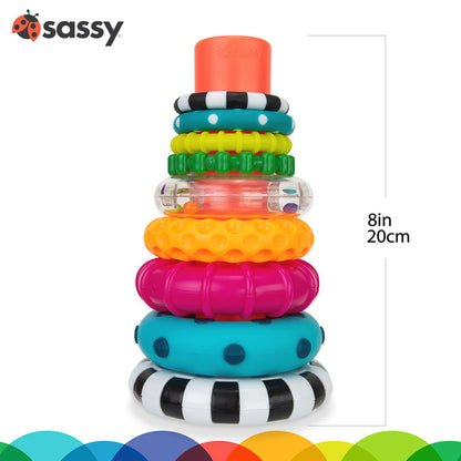 Sassy Baby - Stacks of Circles Stacking Rings