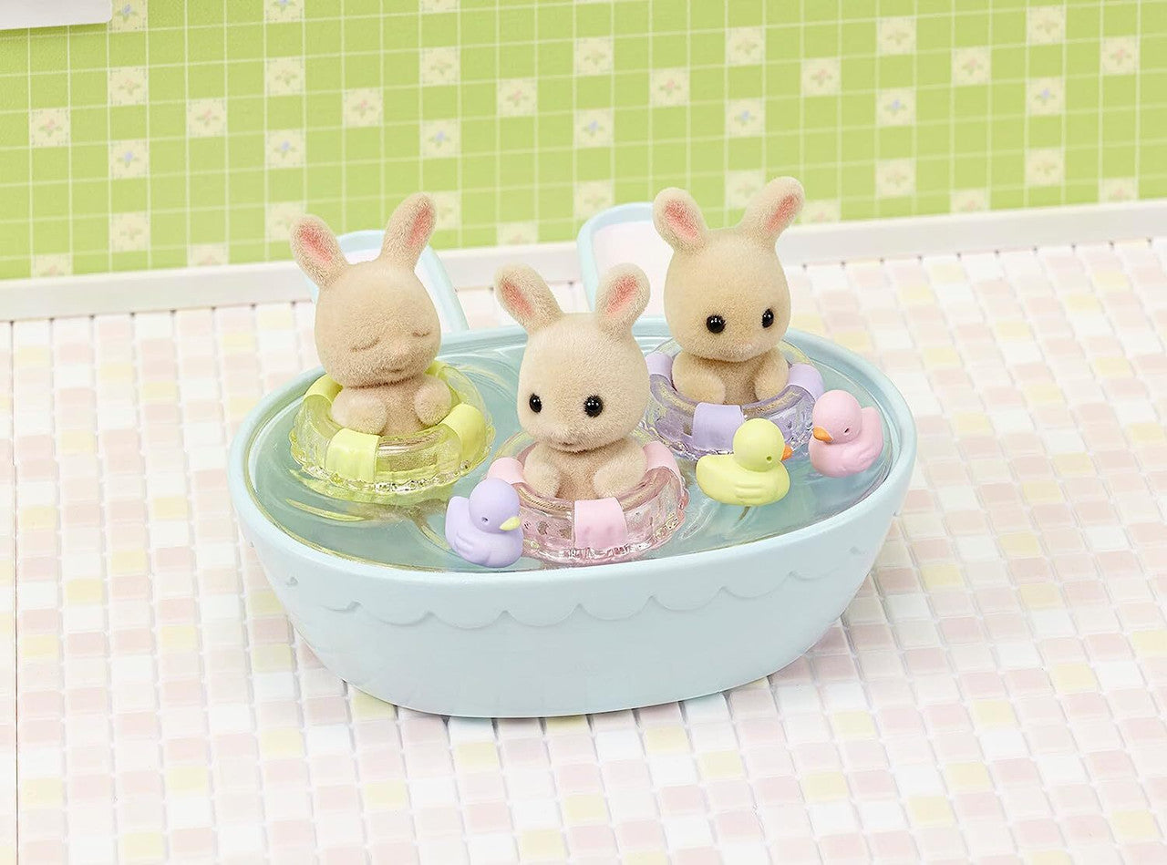 Sylvanian Families - Triplets Baby Bathtime Set