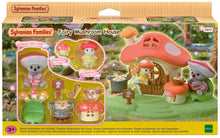 Sylvanian Families Fairy Mushroom House 5859 playset with Koala Baby Julie, Mushroom Fairy, mushroom cottage and accessories