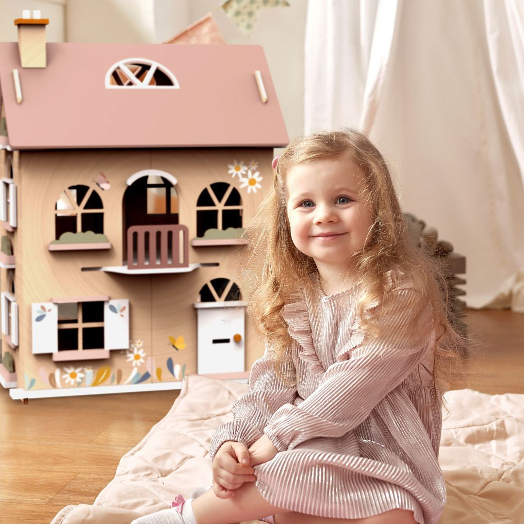 Speedy Monkey - Flower Cottage with Starter Furniture Set