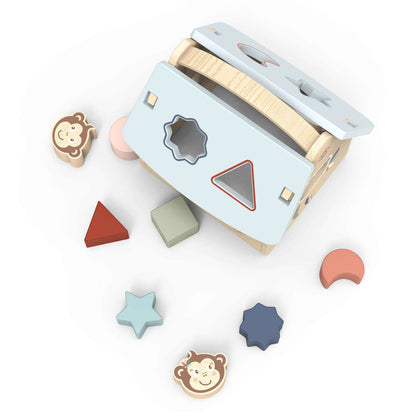 Speedy Monkey - House Shape Sorter with 8 blocks
