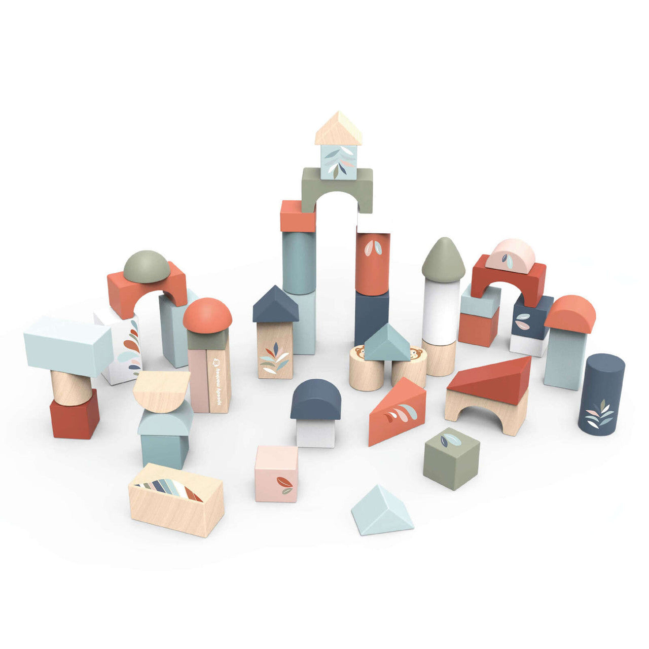 Speedy Monkey - Building Blocks - 50 pc set