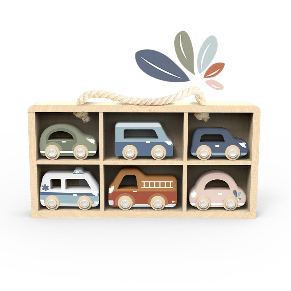 Speedy Monkey - Car Display Case (Incl. 6 Vehicles)