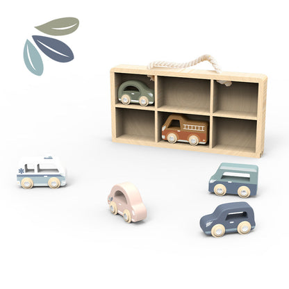 Speedy Monkey - Car Display Case (Incl. 6 Vehicles)