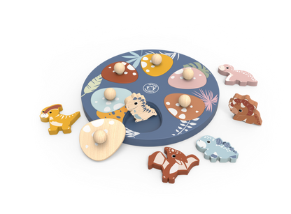 Speedy Monkey - Dino Surprise Puzzle