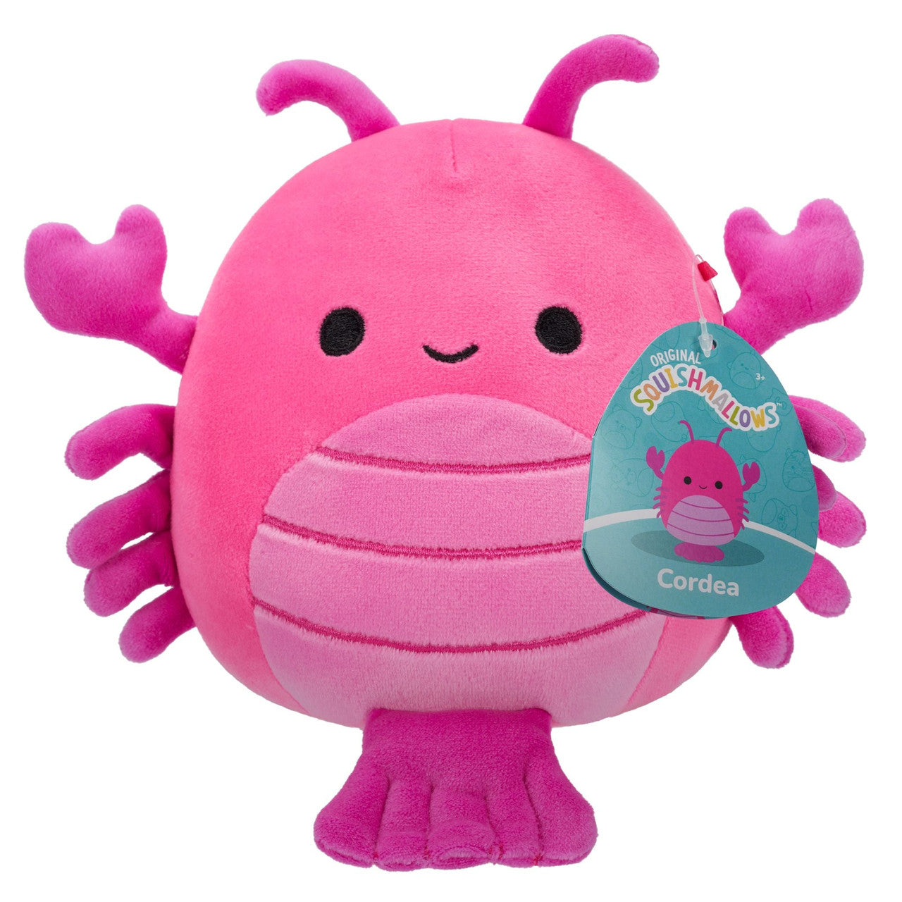 Squishmallows 7.5 inch - Cordea Hot Pink Lobster