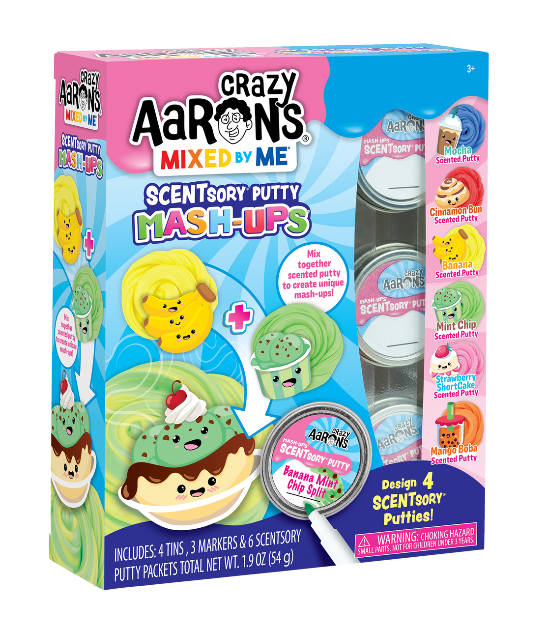 Crazy Aaron's  Thinking Putty - SCENTsory® Mash-Up - Mixed by Me Kit