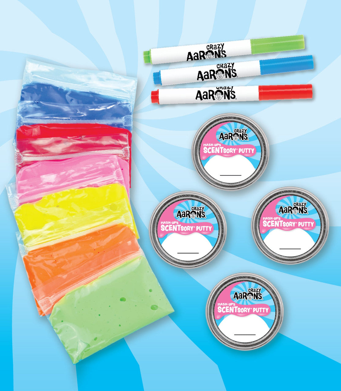 Crazy Aaron's  Thinking Putty - SCENTsory® Mash-Up - Mixed by Me Kit