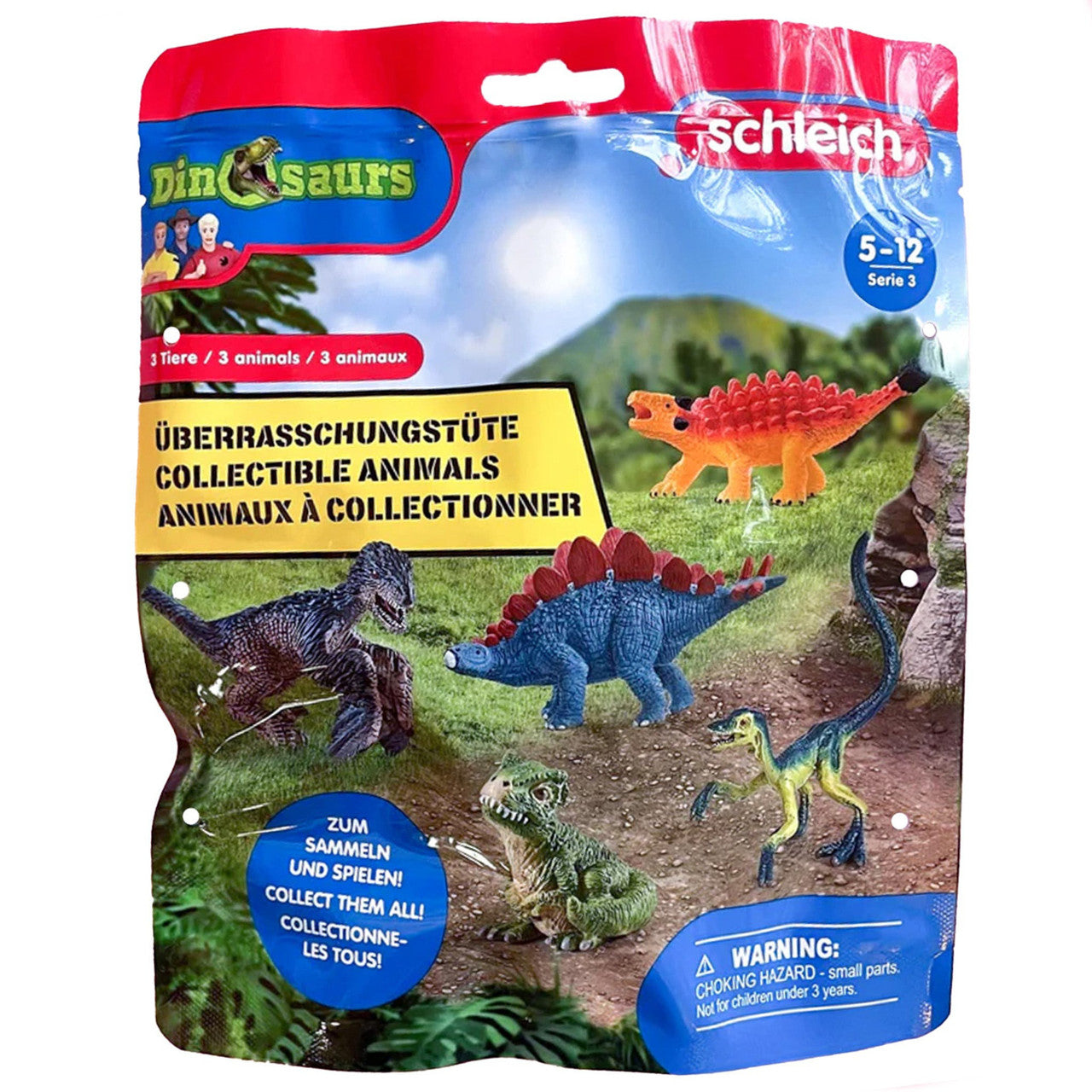 Schiech dinosaur toy blind bag packaging