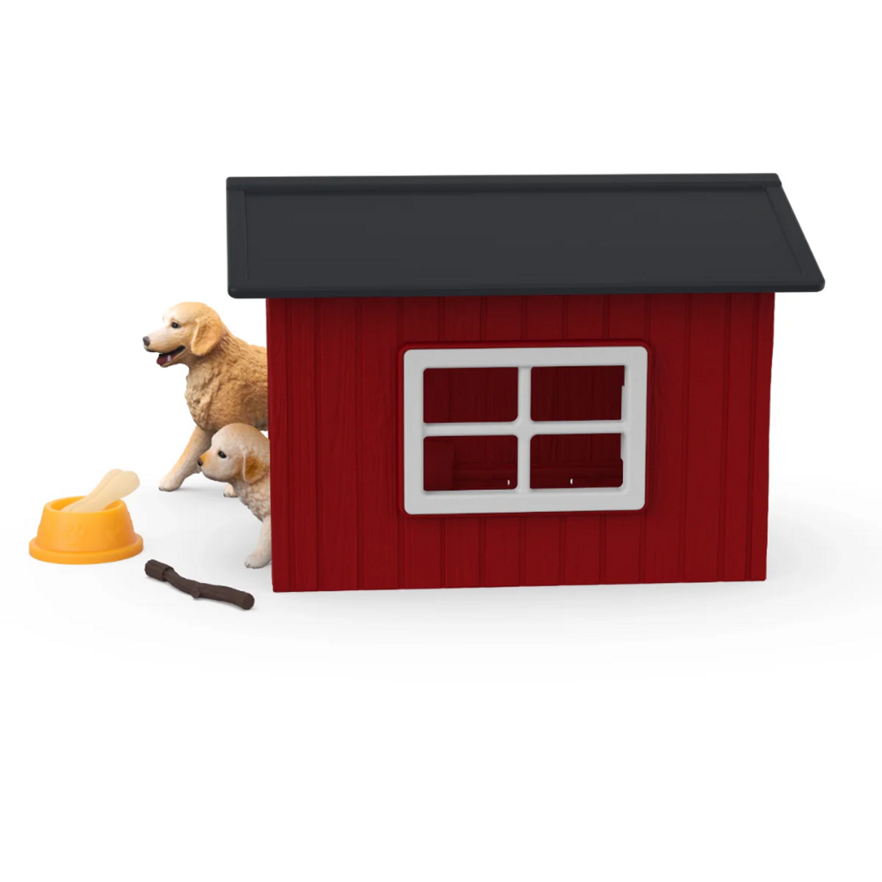 Schleich Farm Life - Dog Kennel with Golden Retrievers 42722