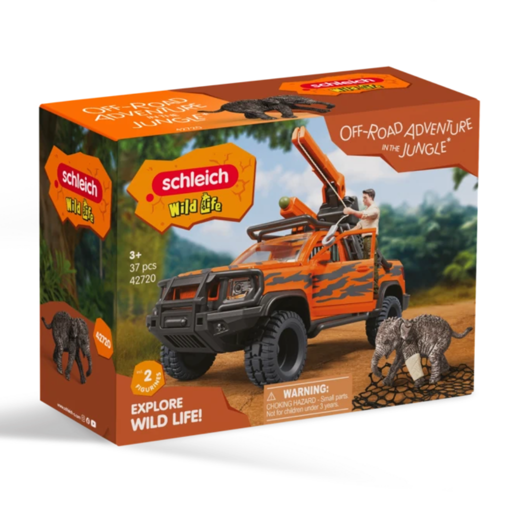 Schleich Wild Life Off-Road Adventure in the Jungle toy set box