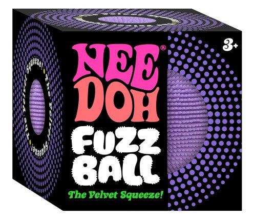 NeeDoh - Fuzz Ball Velvet Squeeze - Purple