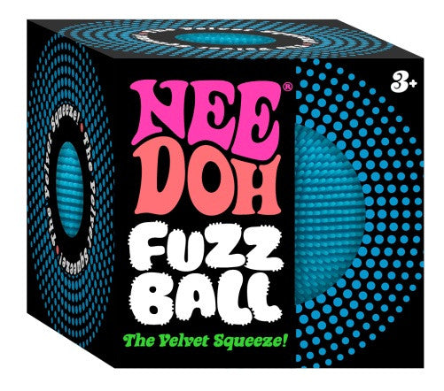 NeeDoh - Fuzz Ball Velvet Squeeze - Blue