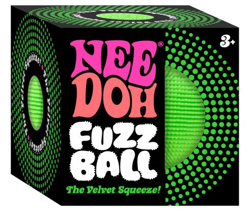 NeeDoh - Fuzz Ball Velvet Squeeze - Green