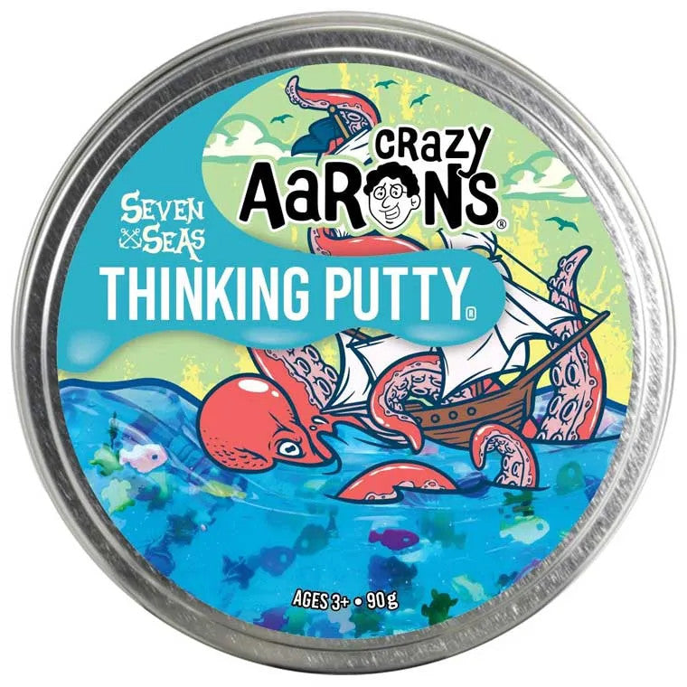 Crazy Aaron's Thinking Putty - Seven Seas 4" Tin