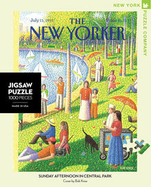 New York Puzzle Company 1000pc - Sunday Afternoon In Central Park Puzzle