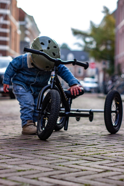 Trybike - Black Steel Trybike with Black Seat & Grips (3 wheel)