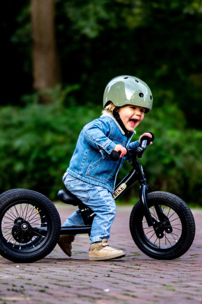 Trybike - Black Steel Trybike with Black Seat & Grips (3 wheel)