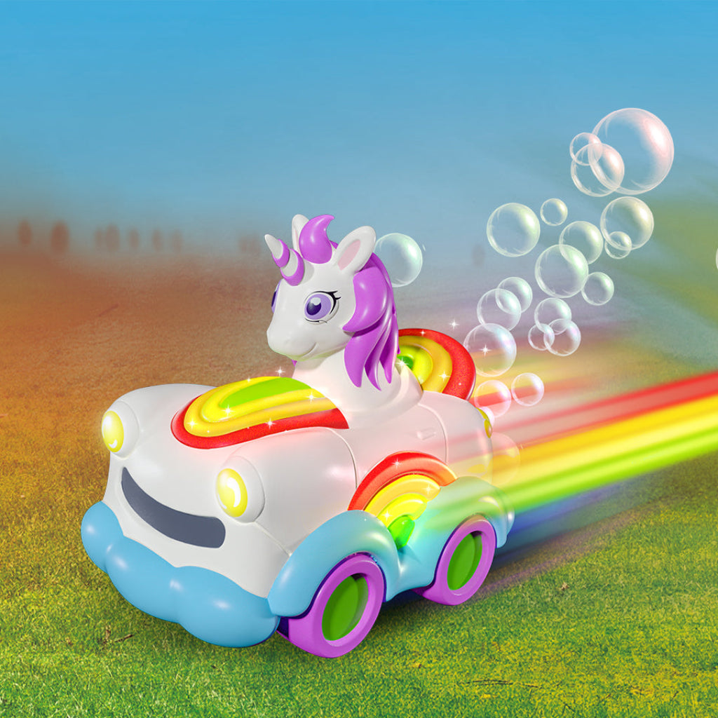 Revolt Unicorn Bubble Car – Remote Control RC Car with Lights & Bubbles
