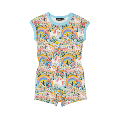 Rock Your Baby - Embroidered Unicorns Romper