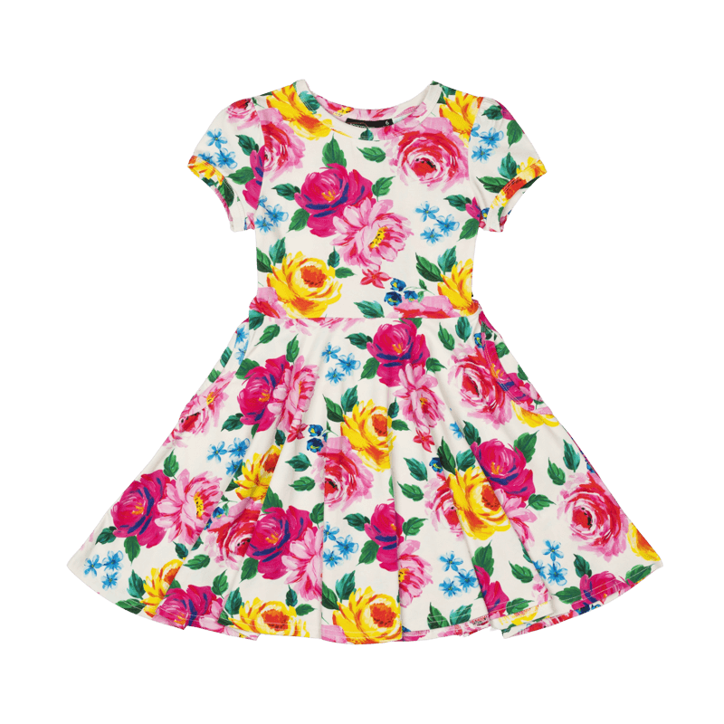 Chintz Waisted Dress