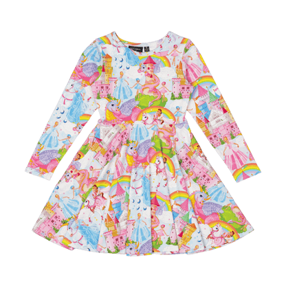 Castles In the Air Waisted Dress