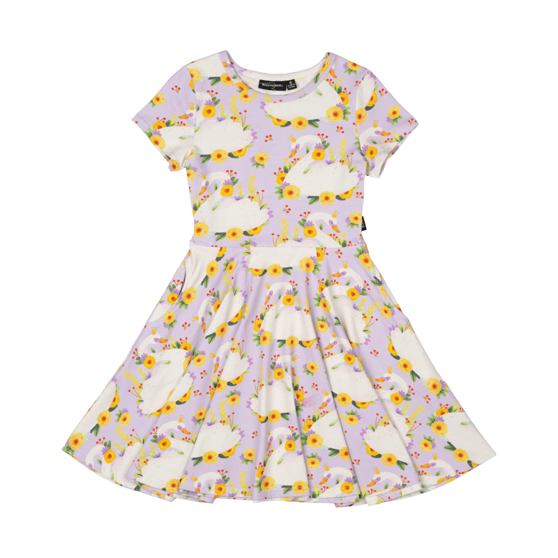 Princess Swan Waisted Dress