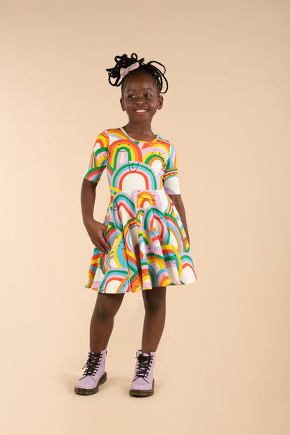 Rock Your Baby - Happy Rainbows Mabel Dress