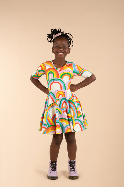 Rock Your Baby - Happy Rainbows Mabel Dress