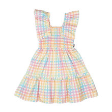 Rock Your Baby - Rainbow Plaid Dress (sizes 2-7)