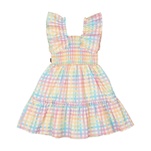 Rock Your Baby - Rainbow Plaid Dress (sizes 2-7)