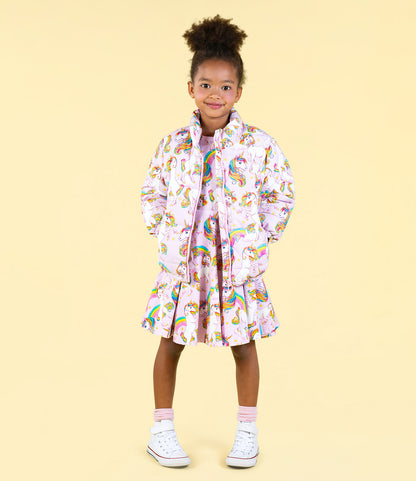 Rock Your Baby - Unicorn Rainbow Waisted Dress