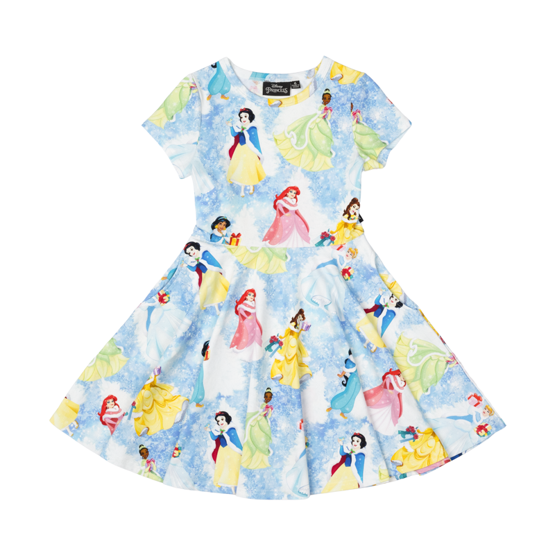 Rock Your Baby - Princess Christmas Sparkle Waisted Dress