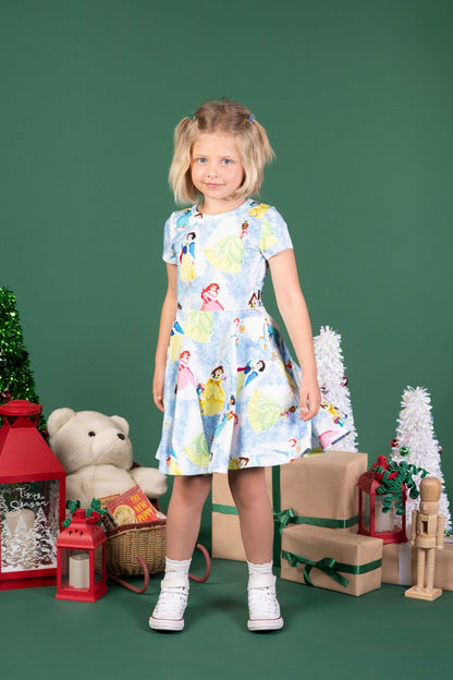 Rock Your Baby - Princess Christmas Sparkle Waisted Dress