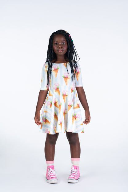 Rock Your Baby - Gelato Dreams Mabel Waisted Dress (sizes 2-7)