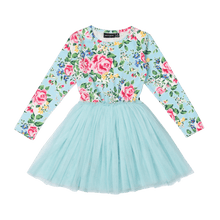 Rock Your Baby - Blue Garden Circus Dress (sizes 2-7)