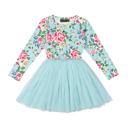 Rock Your Baby - Blue Garden Circus Dress (sizes 2-7)