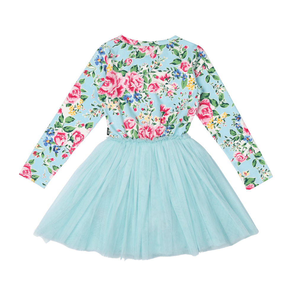 Rock Your Baby - Blue Garden Circus Dress (sizes 2-7)